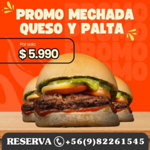 Craft Sándwich Mechada Queso & Palta