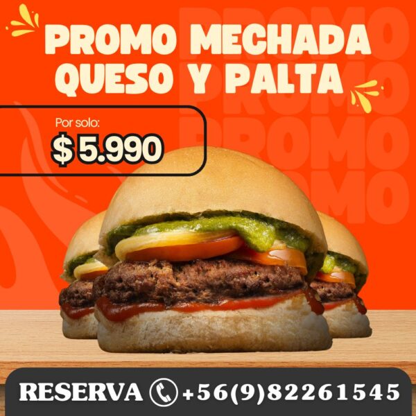 Craft Sándwich Mechada Queso & Palta