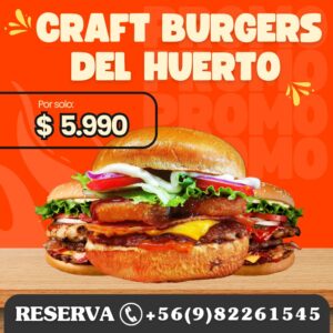 Craft Burgers del Huerto