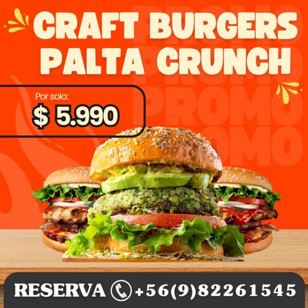 Craft Burgers Palta Crunch